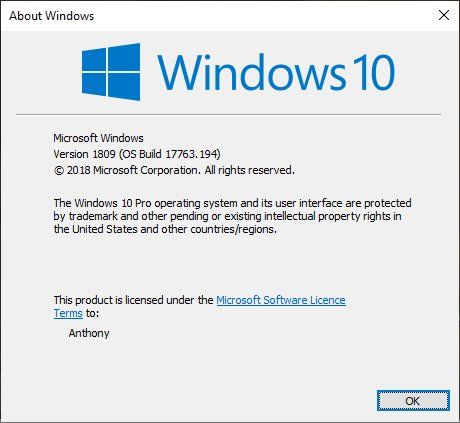 Windows 10 Build 17763.194:修復(fù)WMP進度條問題 Windows 10 Build 17763.194:修復(fù)WMP進度條問題